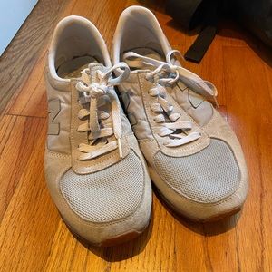 New balance gray sneakers.